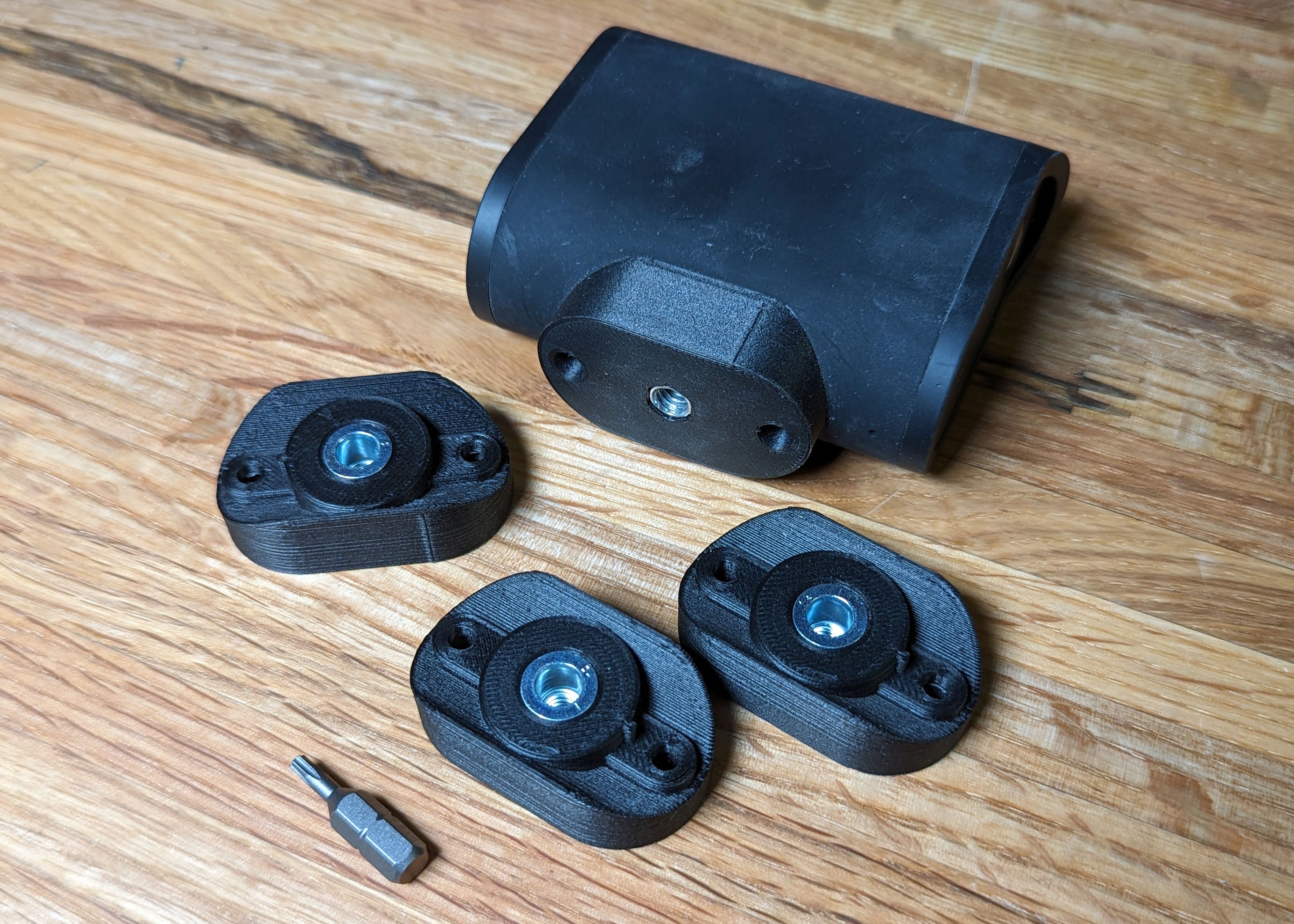 (3) Mevo Start replcement bases with (1) security bit (Camera shown for reference, not included)